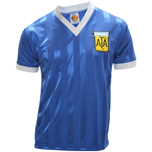 Argentina 1986 World Cup Away Retro Football Shirt