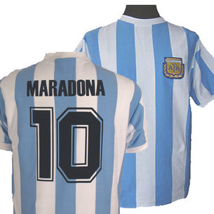 Argentina 1986 World Cup Maradona No. 10 Shirt Childrens