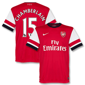 12-13 Arsenal Home Shirt + Chamberlain 15