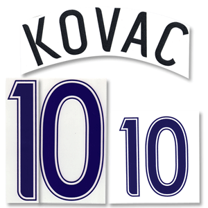 06-07 Croatia Home Kovac 10 Name and Number Transfer