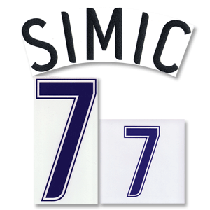 06-07 Croatia Home Simic 7 Name and Number Transfer