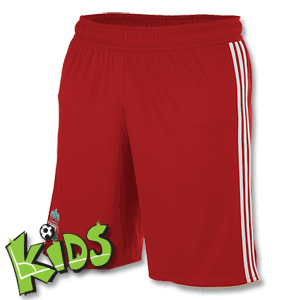 10-11 Liverpool Home Shorts - Boys
