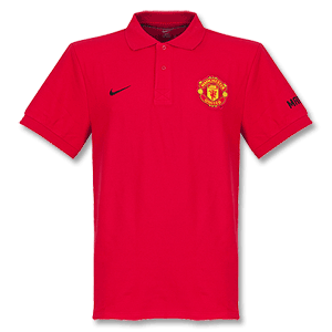 11-12 Man Utd Core Polo Shirt - Red