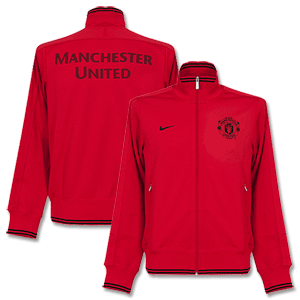 12-13 Man Utd Authentic N98 Jacket - Red