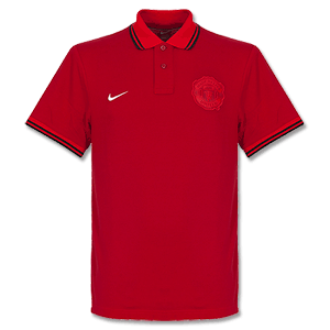 2013 Man Utd Authentic GS Polo Shirt - Red