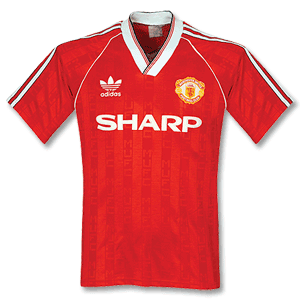 88-90 Man Utd Home Shirt - Grade 8