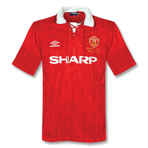 92-94 Man Utd Home Shirt + P/L Champions Emb - Grade 8