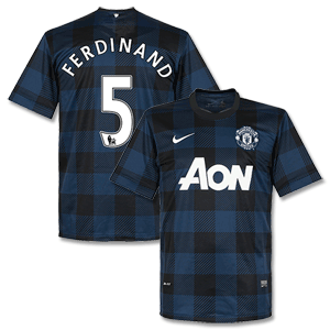Man Utd Away Ferdinand Shirt 2013 2014