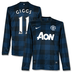 Man Utd Away L/S Giggs Shirt 2013 2014