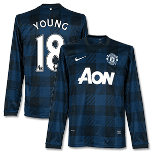 Man Utd Away L/S Young Shirt 2013 2014