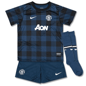 Man Utd Away Little Boys Kit 2013 2014