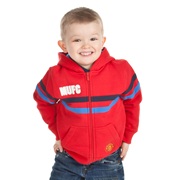 Manchester United 78 Zip Thru Hoody - OT Red - Infant Boys