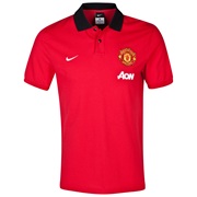 Manchester United Authentic Grand Slam Polo Red