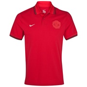 Manchester United Authentic Grandslam Polo - Gym Red/University Red/Black/White