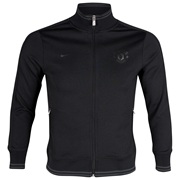 Manchester United Authentic N98 Jacket - Black/Black/Anthracite - Kids