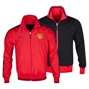 Manchester United Authentic Reversible Jacket - Diablo Red/Black Red