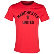 Manchester United Core Arched Type T-Shirt Red