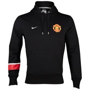Manchester United Core Hoodie - Black/Black/White