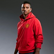 Manchester United Core Hoodie - Diablo Red/Diablo Red/White