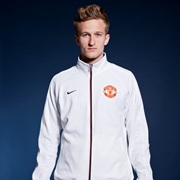 Manchester United Core Trainer Jacket - White/White/Black