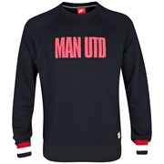 Manchester United Covert Crew Sweatshirt Black