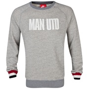 Manchester United Covert Crew Sweatshirt Dk Grey