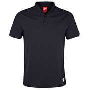 Manchester United Covert Embroidered Polo Black