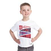 Manchester United Flag Logo Graphic T-Shirt - White - Infant Boys
