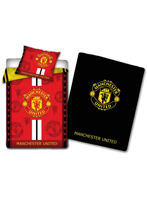 Manchester United Glow in the Dark Single Duvet Set