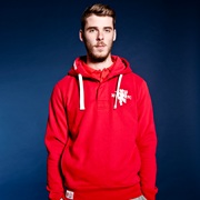 Manchester United Heritage Red Devil Placket Hoody - Rooster - Mens