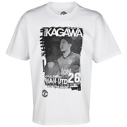 Manchester United Kawaga Photo Graphic T-Shirt - White - Mens