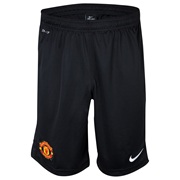 Manchester United Squad Longer Knit Short Black