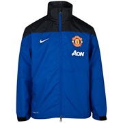 Manchester United Squad Rain Jacket - Kids Black