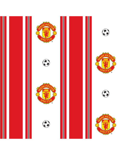 Manchester United Stripe Wallpaper 10m