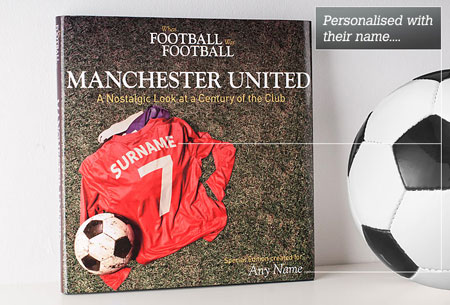 Personalised Football History Book - Manchester United