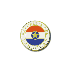 Paraguay Enamel Pin Badge