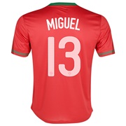 Portugal Home Shirt 2012/13 - Kids with Miguel 13 printing