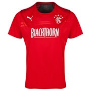Glasgow Rangers King Performance T-Shirt - Puma Red/Dark Grey Heather Red