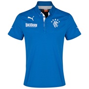 Glasgow Rangers King Polo - Puma Royal/Dark Grey Heather Royal Blue