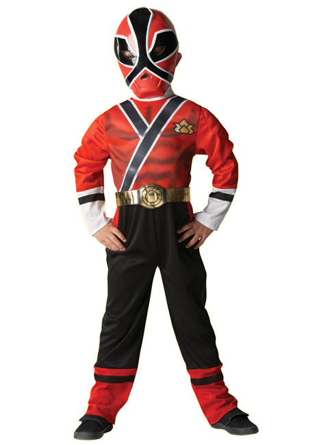 Power Rangers Samurai 'Red Ranger' Costume - Child's Fancy Dress - Medium