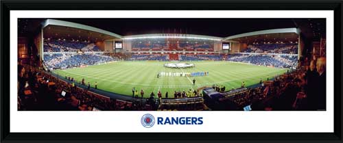 Rangers v Inter Milan 'Union Jack' Flags - Panoramic