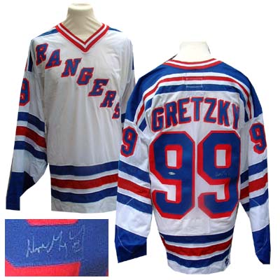Wayne Gretzky Autographed New York Rangers Jersey