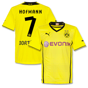 Borussia Dortmund Home Shirt 2013 2014 + Hofmann 7