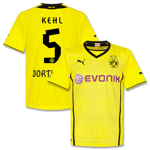 Borussia Dortmund Home Shirt 2013 2014 + Kehl 5