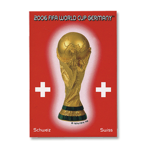 2006 WC Magnet - Switzerland - Red - 8x5cm