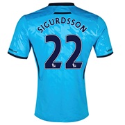 Tottenham Hotspur Away Shirt 2013/14 with Sigurdsson 22 printing