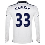Tottenham Hotspur Home Shirt 2013/14 - Long Sleeve with Caulker 33 printing