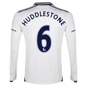 Tottenham Hotspur Home Shirt 2013/14 - Long Sleeve with Huddlestone 6 printing