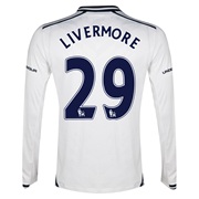 Tottenham Hotspur Home Shirt 2013/14 - Long Sleeve with Livermore 29 printing