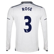 Tottenham Hotspur Home Shirt 2013/14 - Long Sleeve with Rose 3 printing